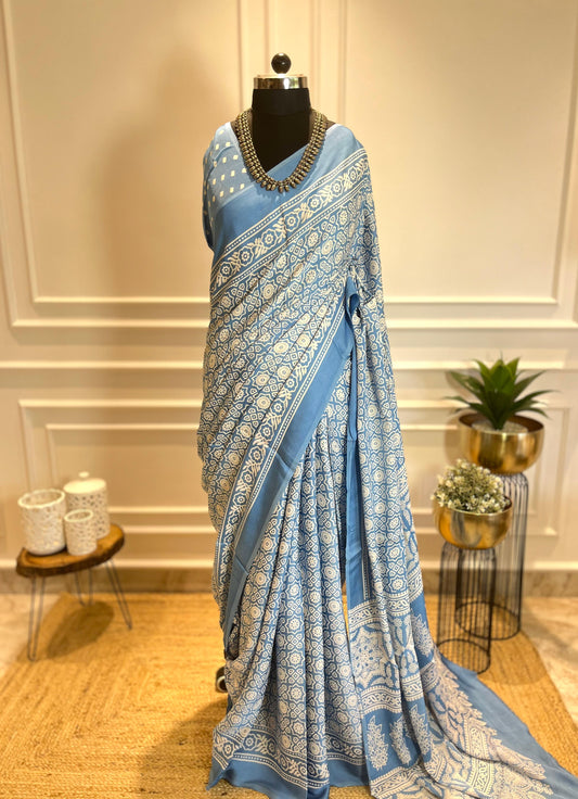 Sitaron Bhara Aasmaan | Modal Silk Saree