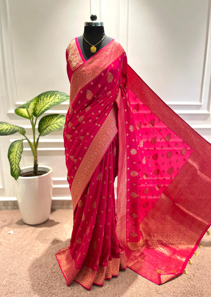 Party wear saree | Rosette