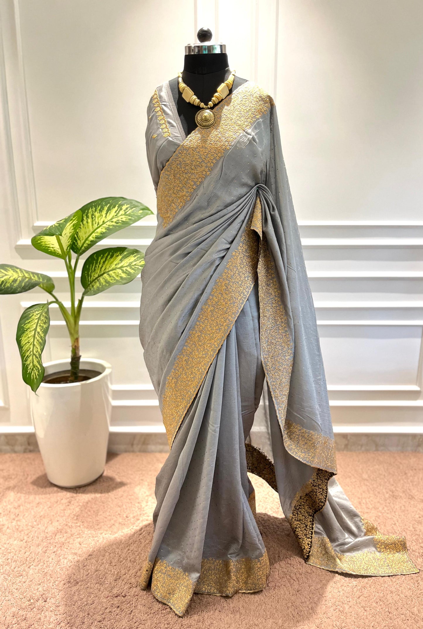 Party wear saree | Silverlust