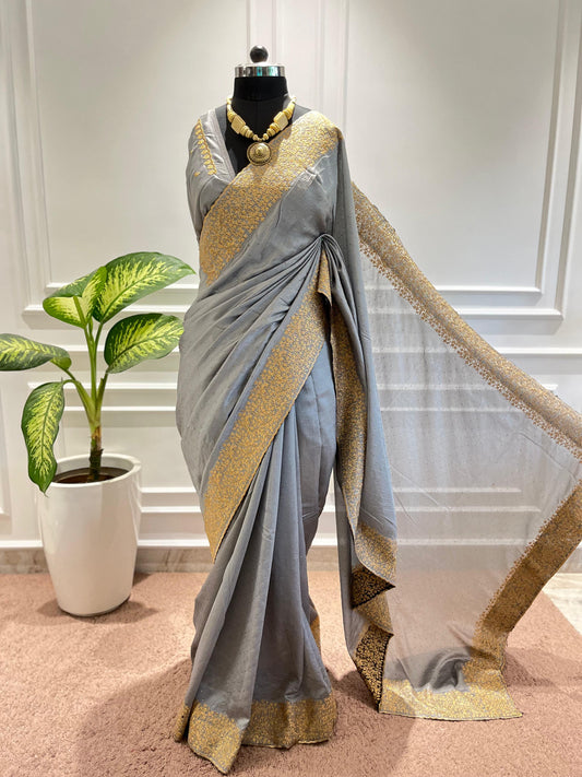 Party wear saree | Silverlust