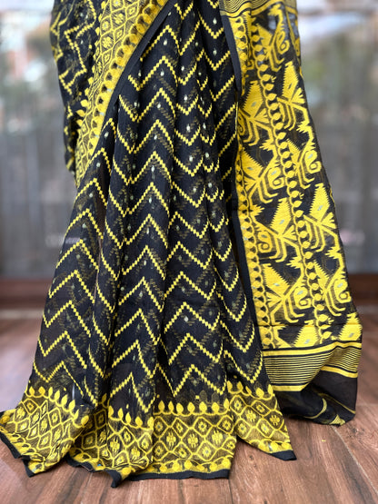 Jamdani Saree | Night Waves