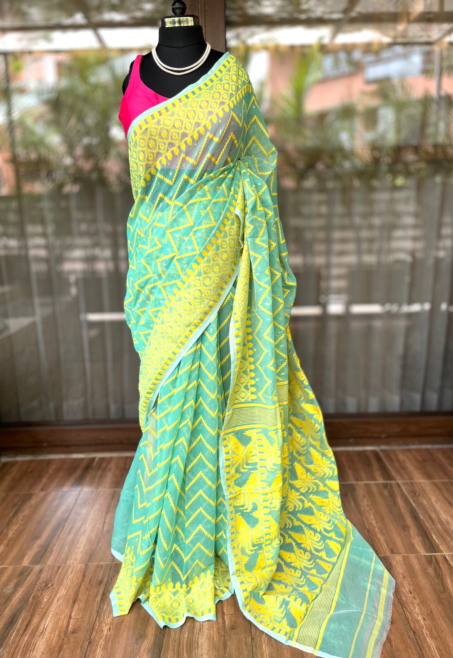 Jamdani Saree | Sea Breeze