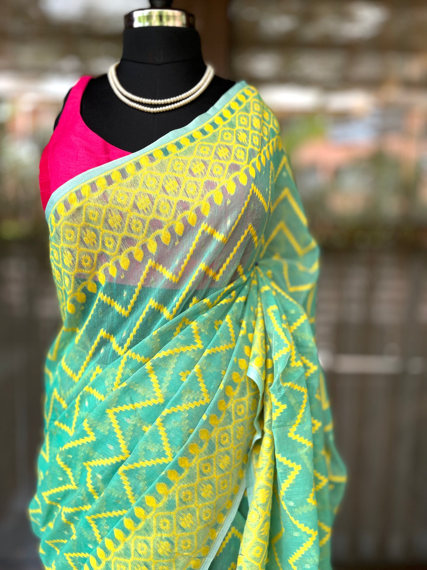 Jamdani Saree | Sea Breeze