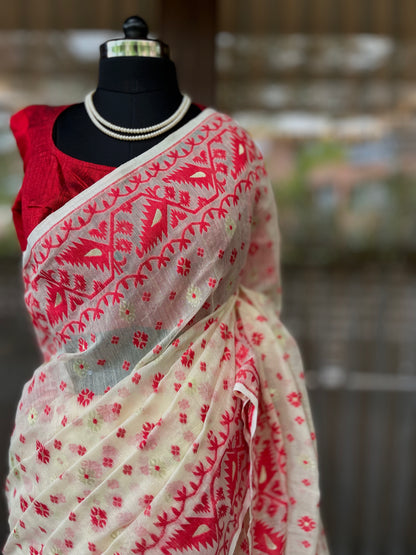 Jamdani saree | Royal Line