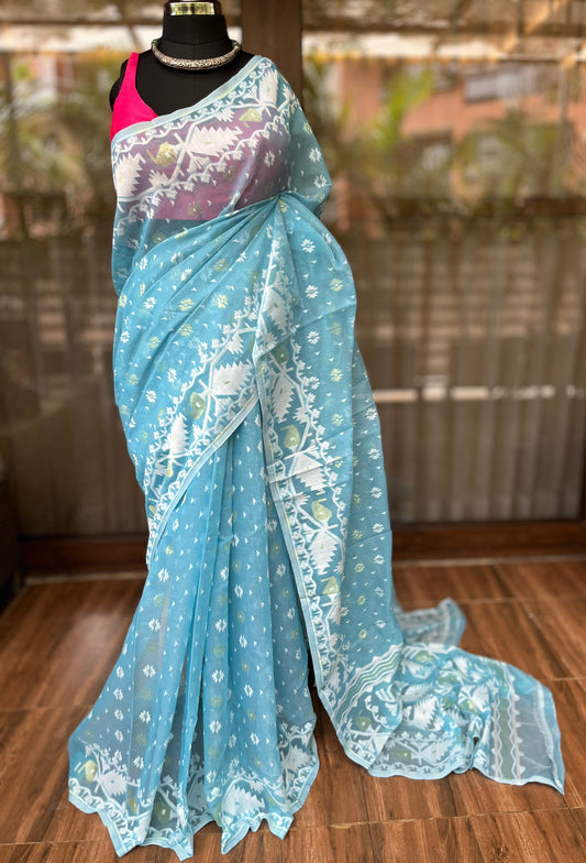 Jamdani Saree | Golden Sky