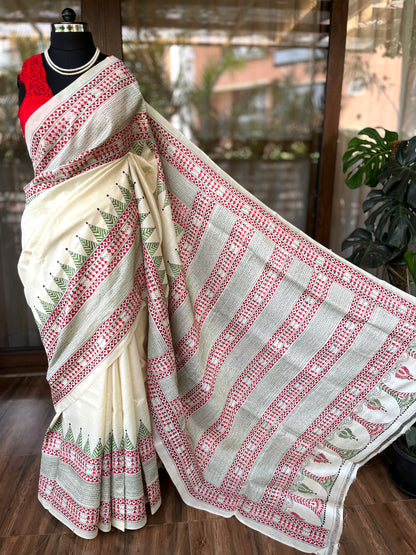 Kantha Stitch Saree | Artsy Hems