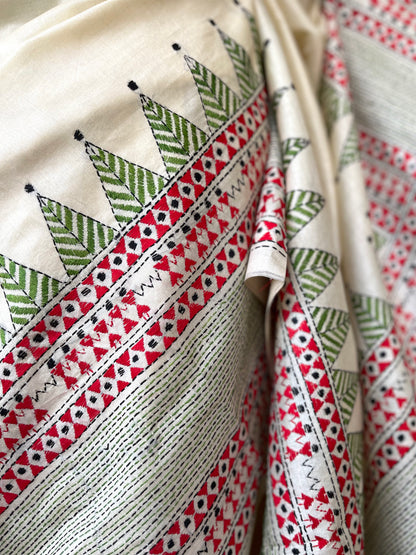 Kantha Stitch Saree | Artsy Hems