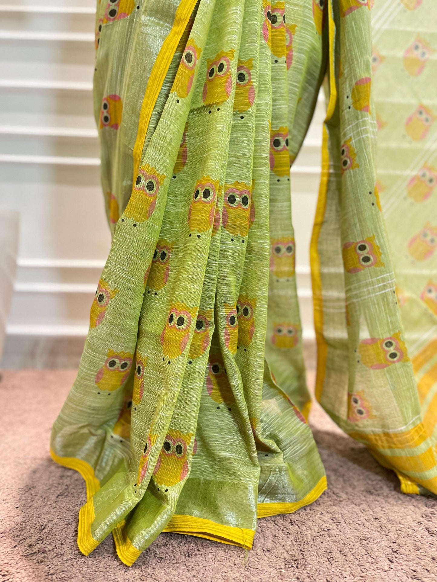 Khadi Saree | Ulluk | Green