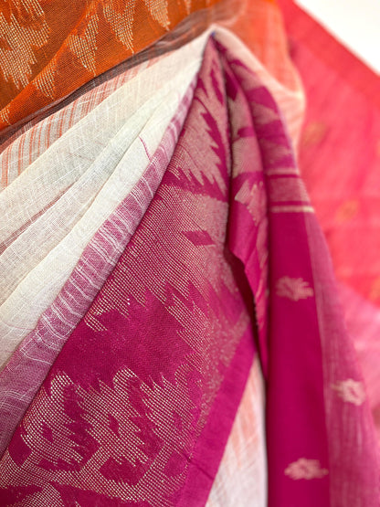 Linen Saree | Ganga Jamuna