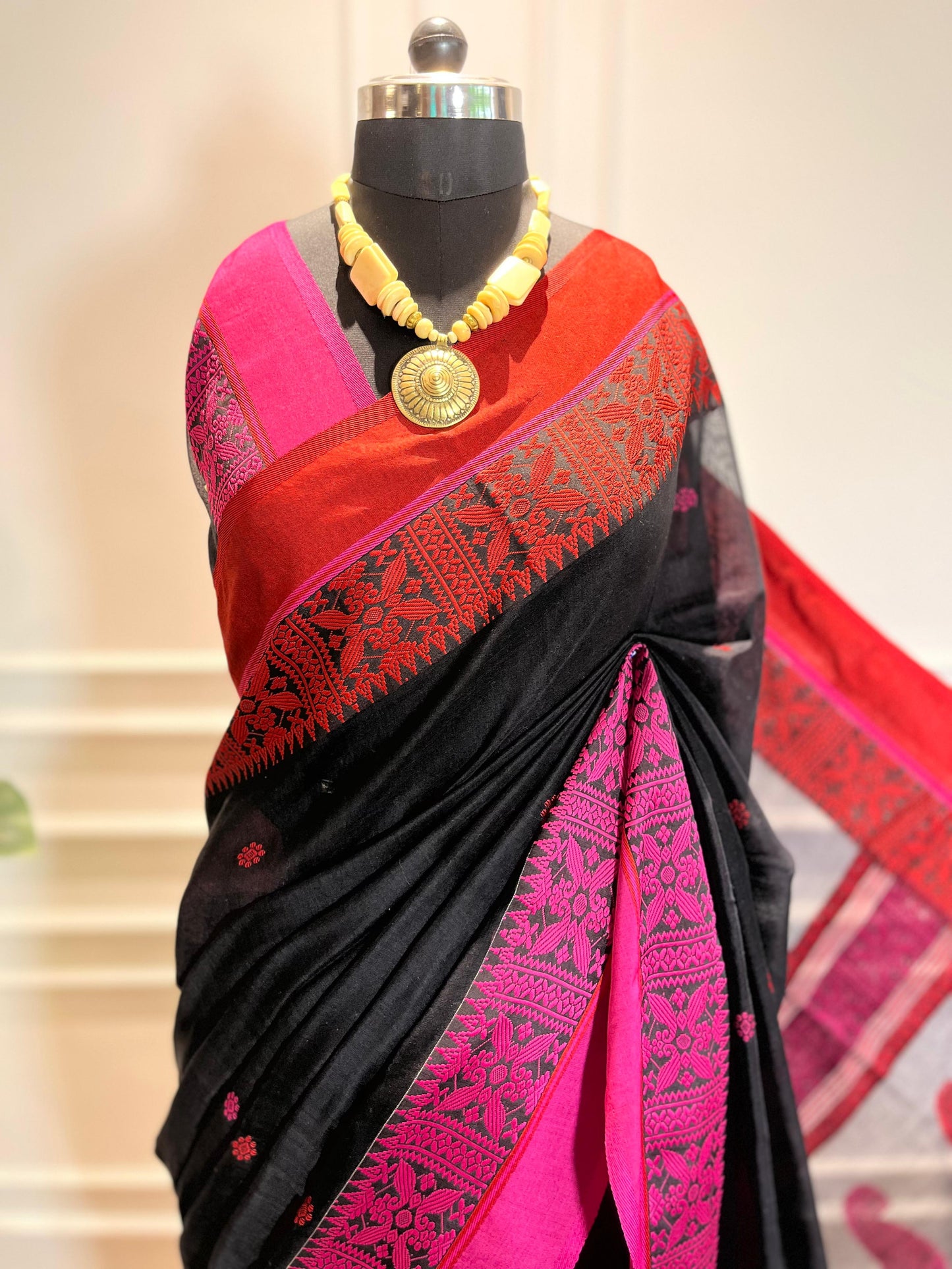 Cotton Saree | Nargis | Black