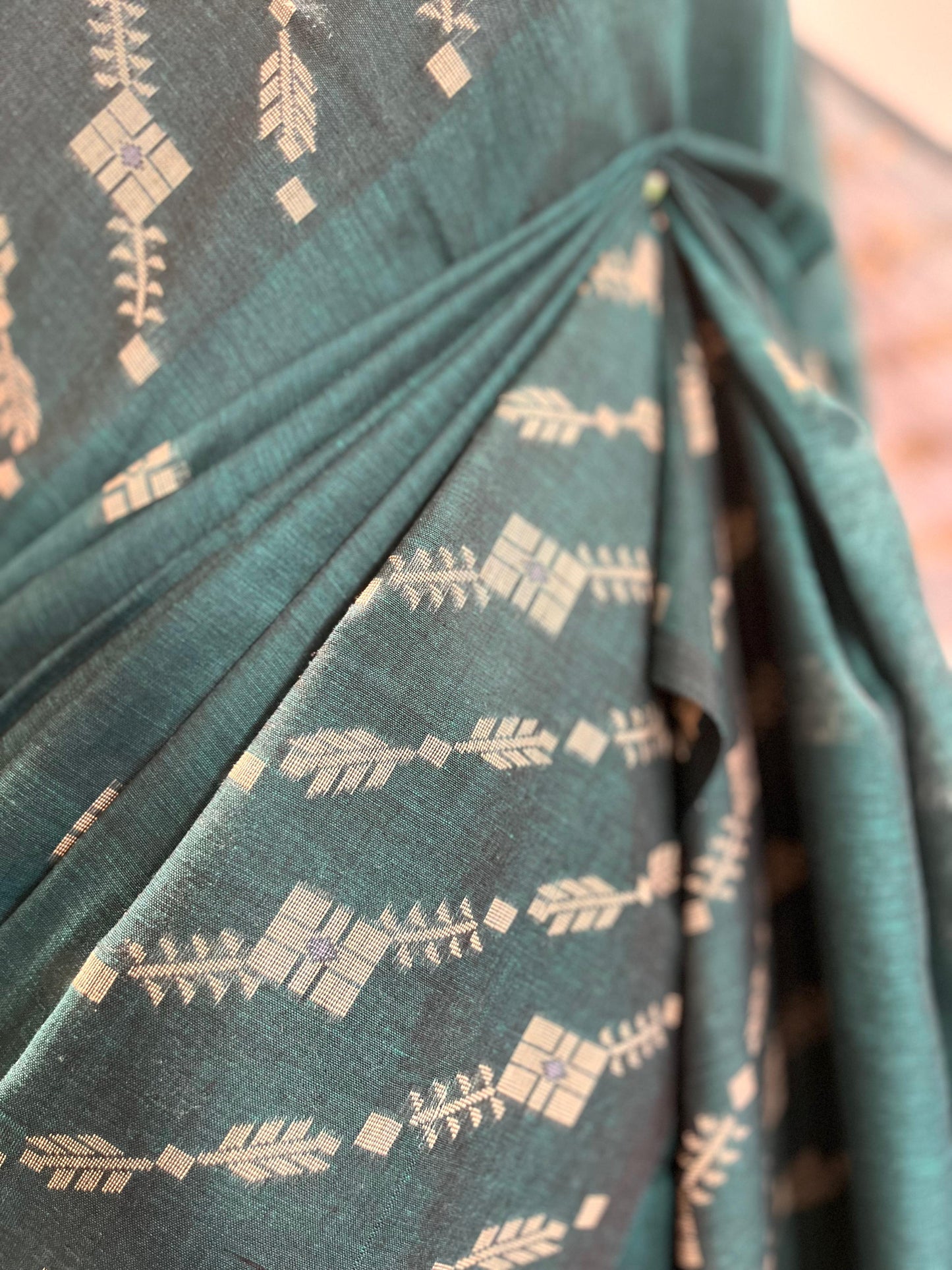 Cotton Saree | Gulzar | Green