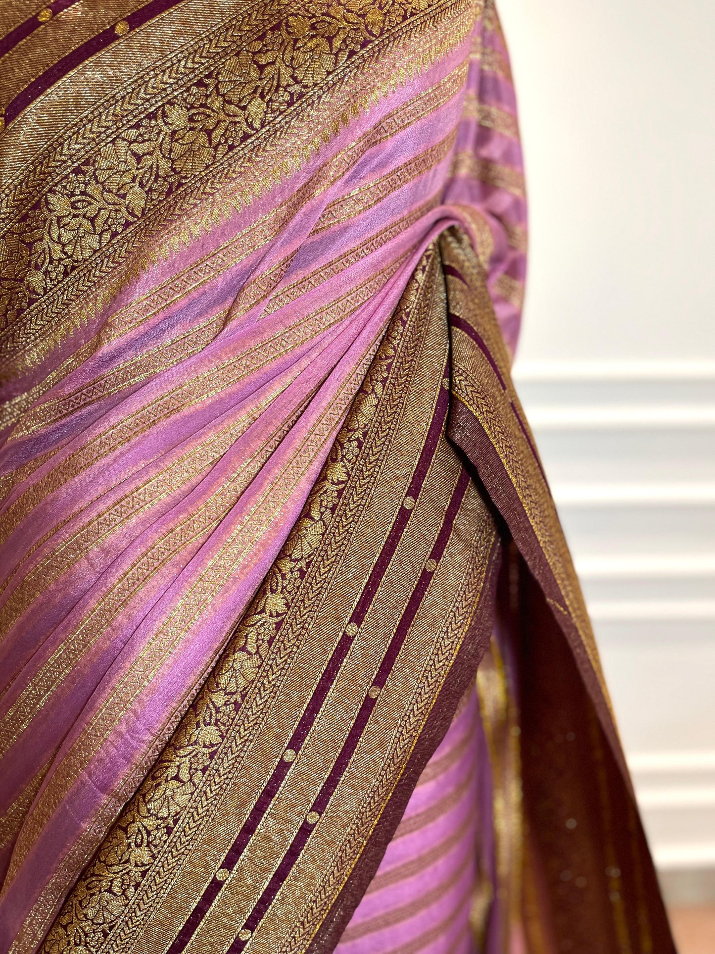 Party Wear Saree | Azara | Pink