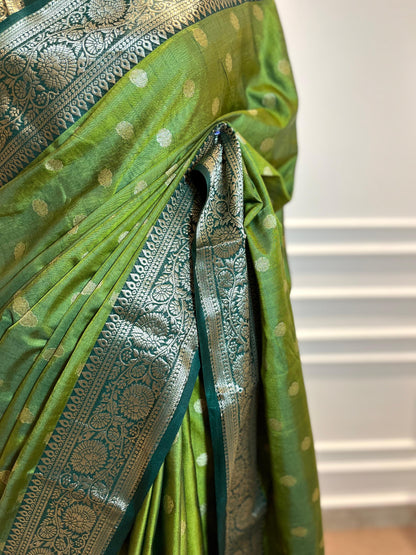 Party Wear Saree | Shagun | Green