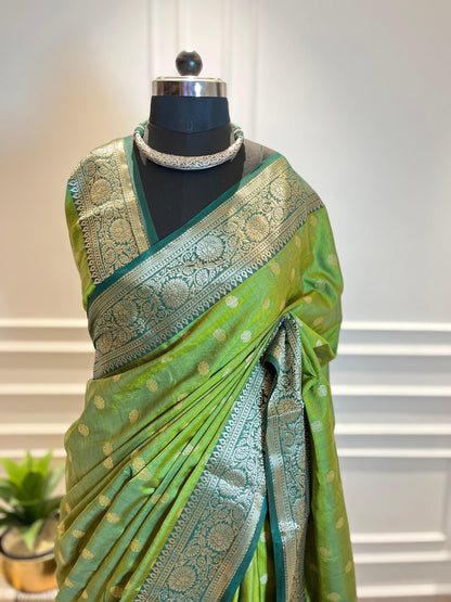 Party Wear Saree | Shagun | Green