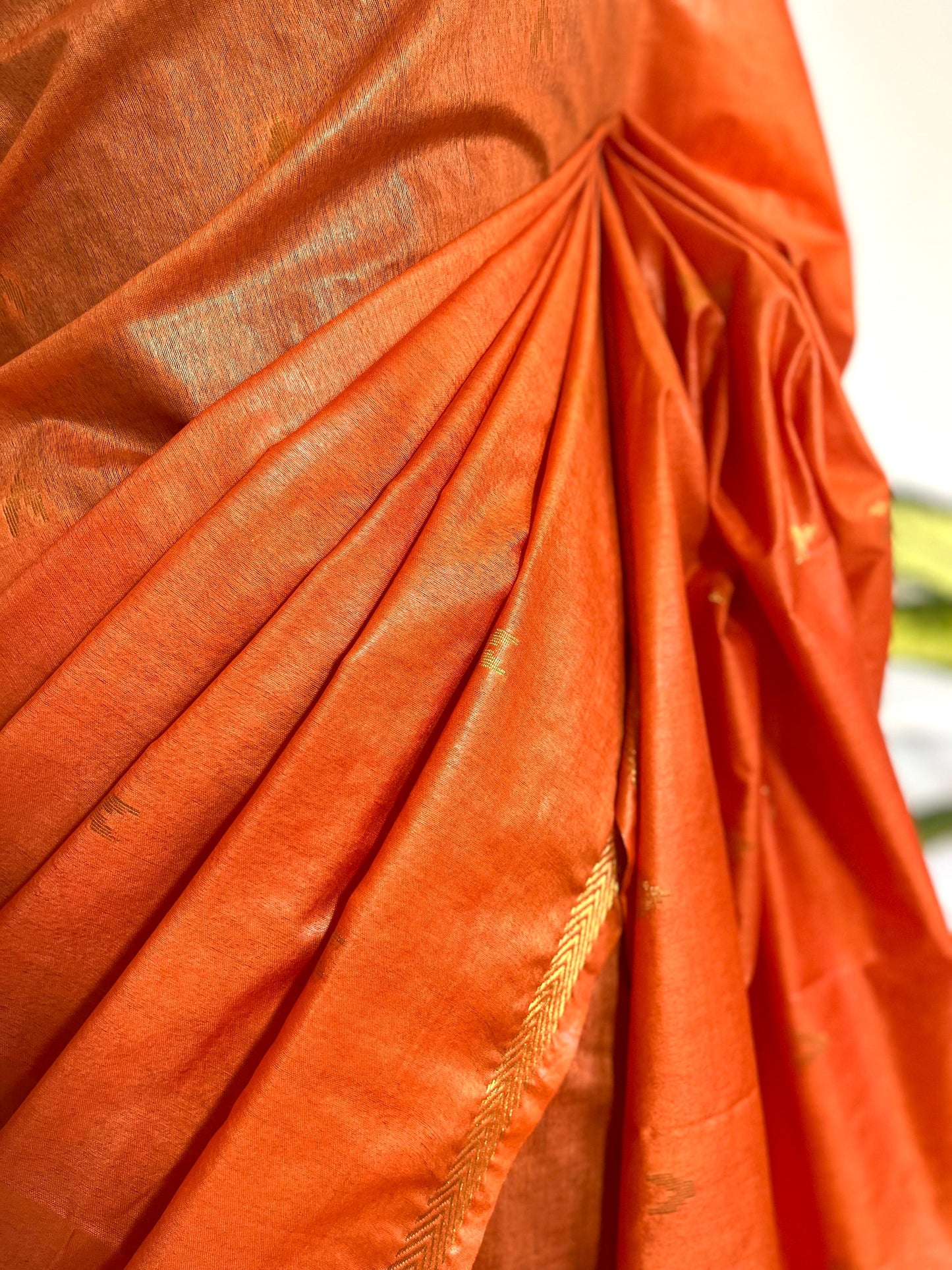 Gerua | Rangeen Khwaab | Tussar Silk Saree