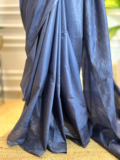 Syaahi | Rangeen Khwaab | Tussar Silk Saree