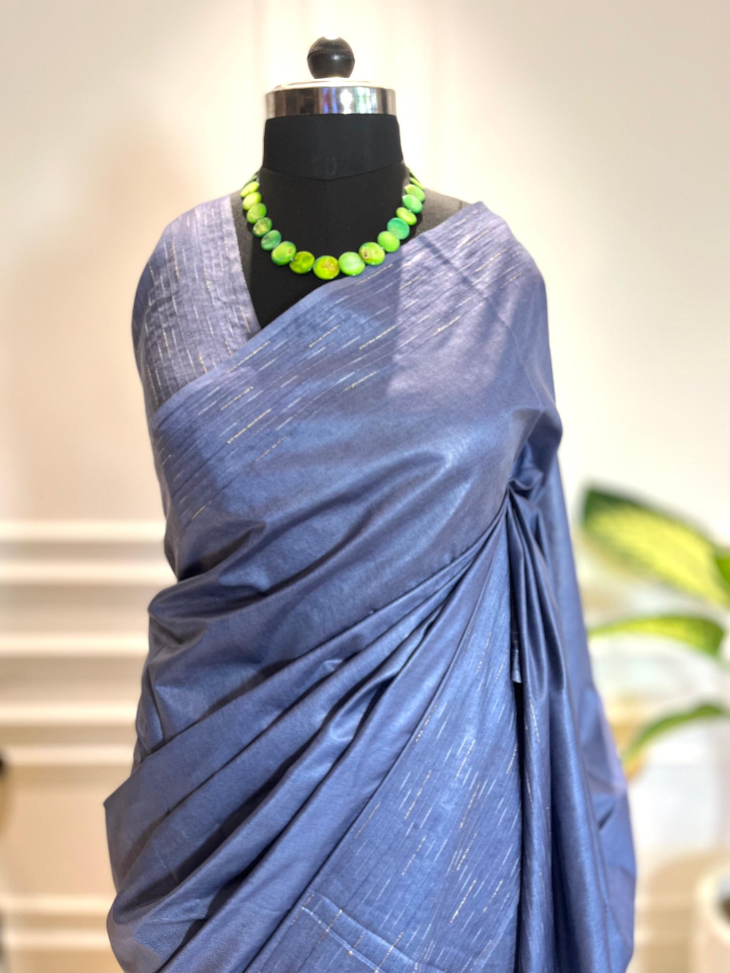 Syaahi | Rangeen Khwaab | Tussar Silk Saree