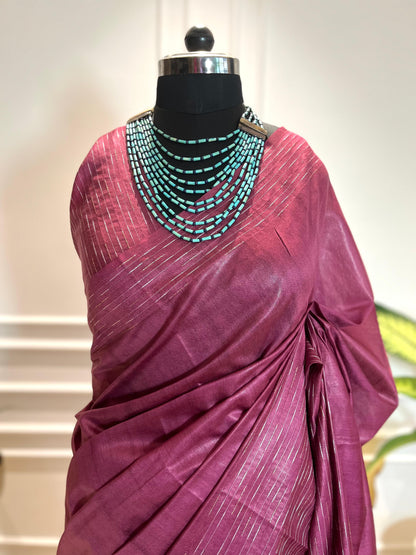 Magentic | Rangeen Khwaab | Tussar Silk Saree