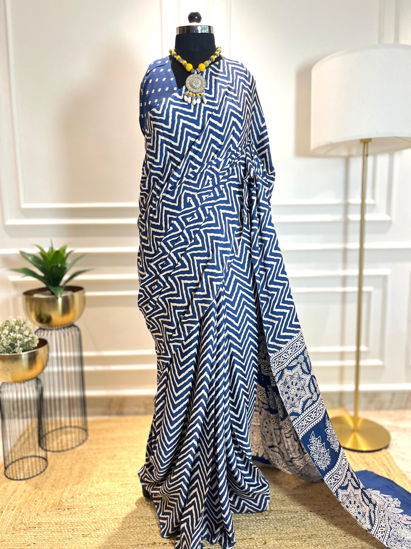 Neeli Lehrein | Modal Silk Saree