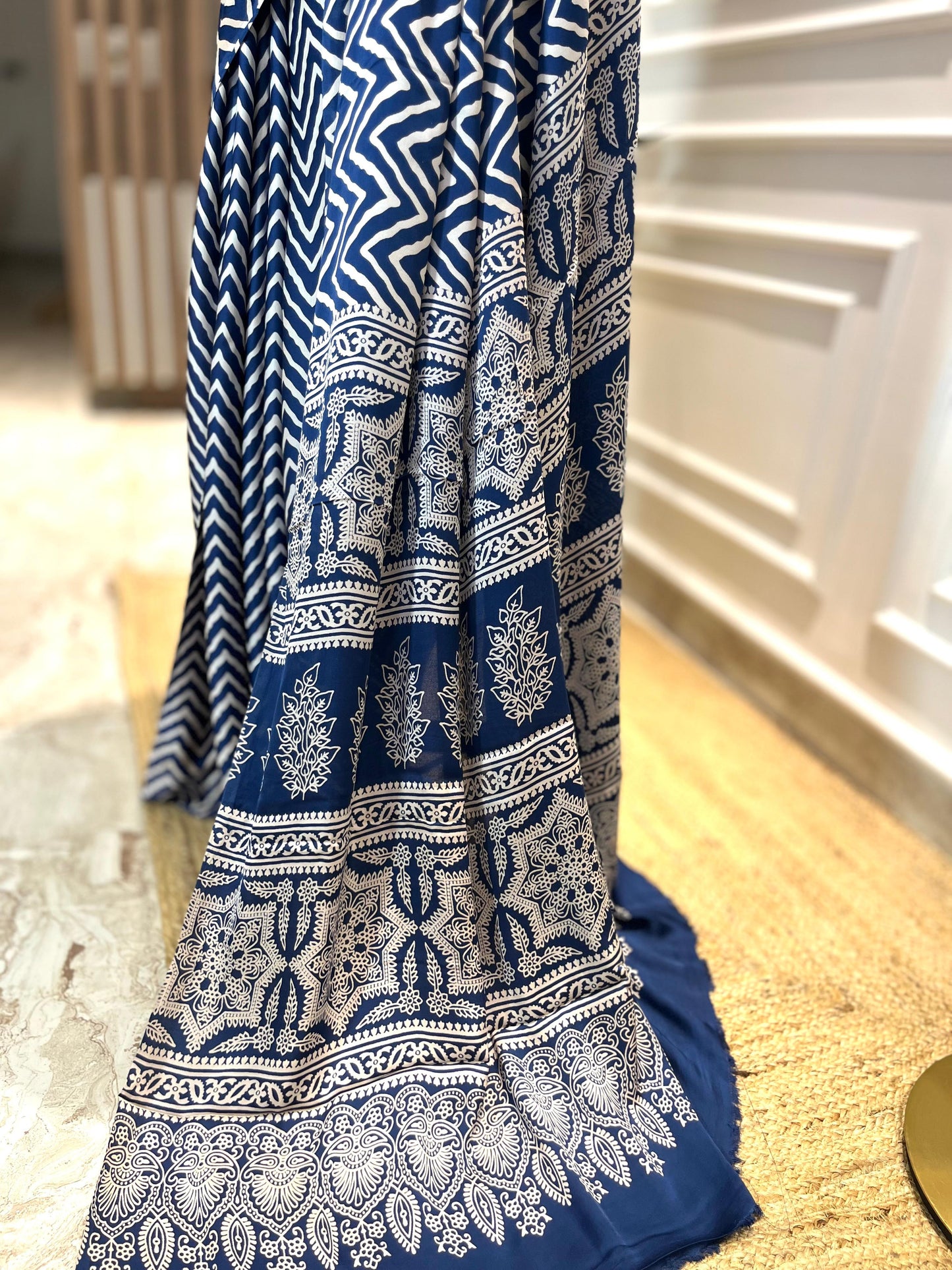 Neeli Lehrein | Modal Silk Saree