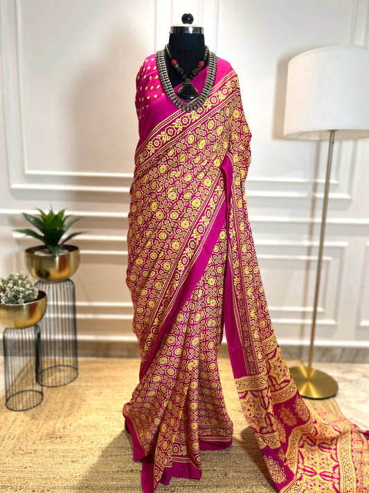 Sitaron ki Rani | Modal Silk Saree