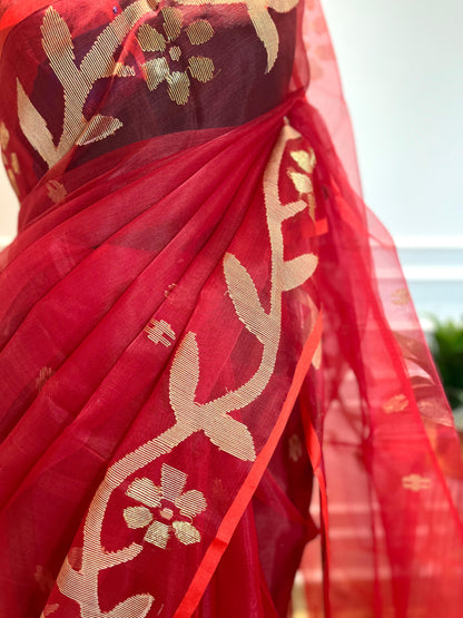 Laal Ishq | Muslin Silk saree