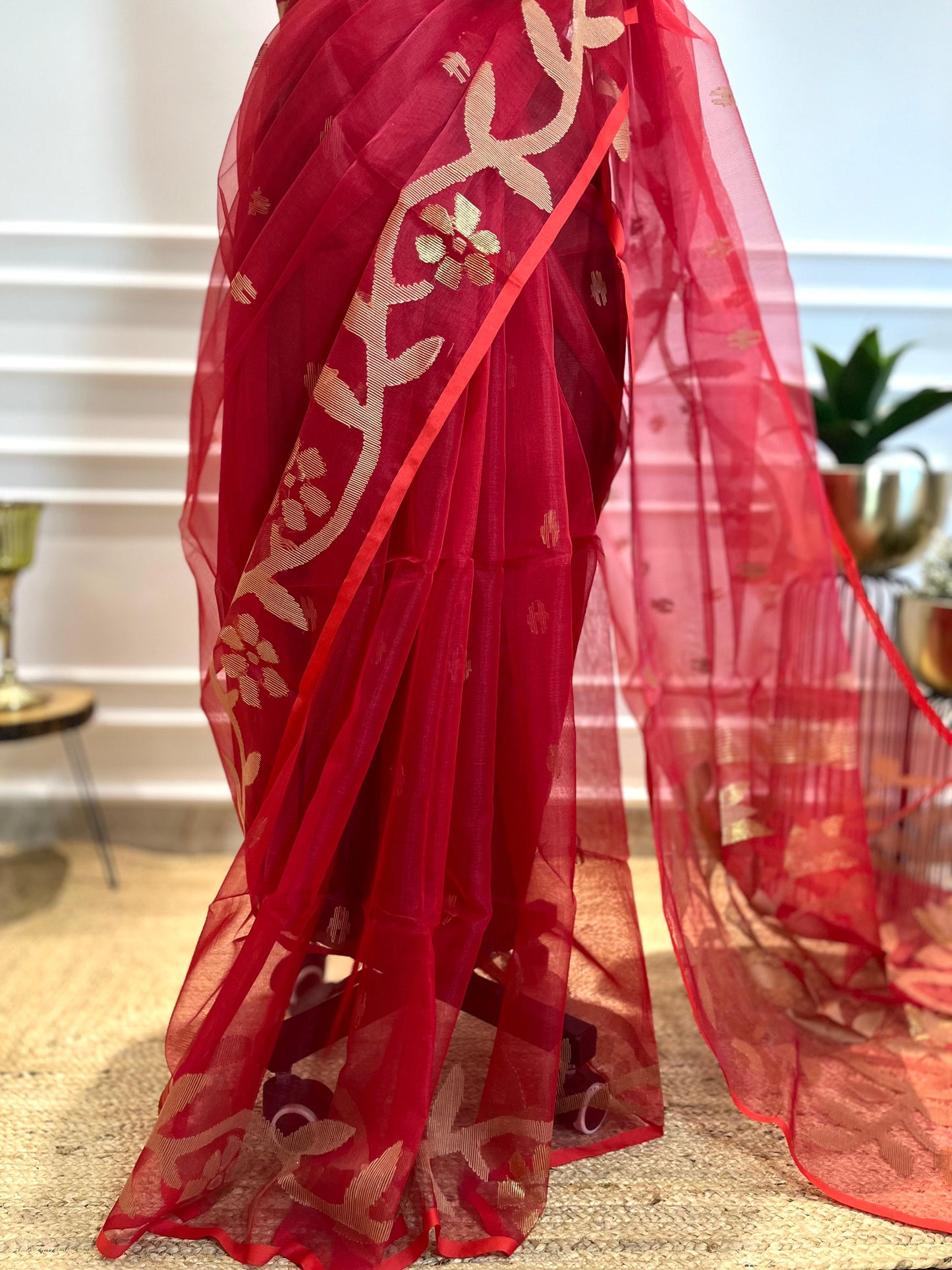 Laal Ishq | Muslin Silk saree