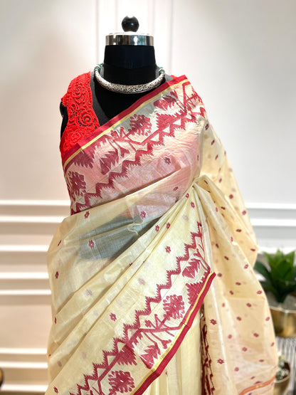 Shankha-Pola | Tussar Silk Saree