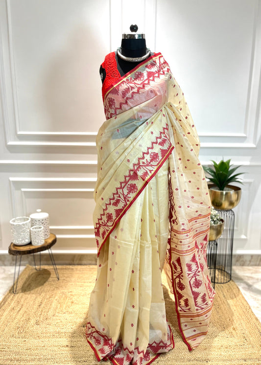 Shankha-Pola | Tussar Silk Saree